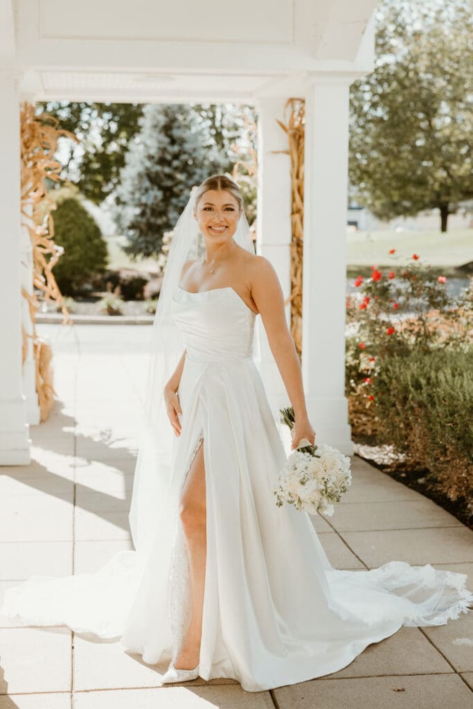 Classic bridal portraits at Brookside Country Club Wedding in PA