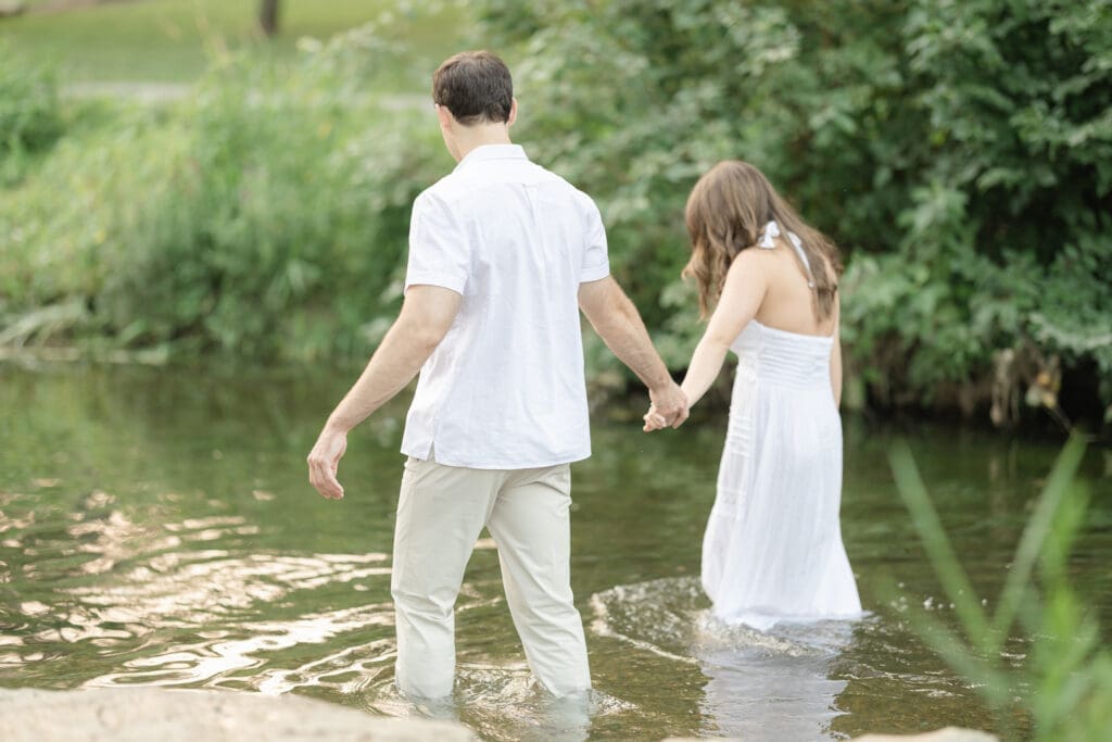 Romantic portraits at Allentown Rose Garden