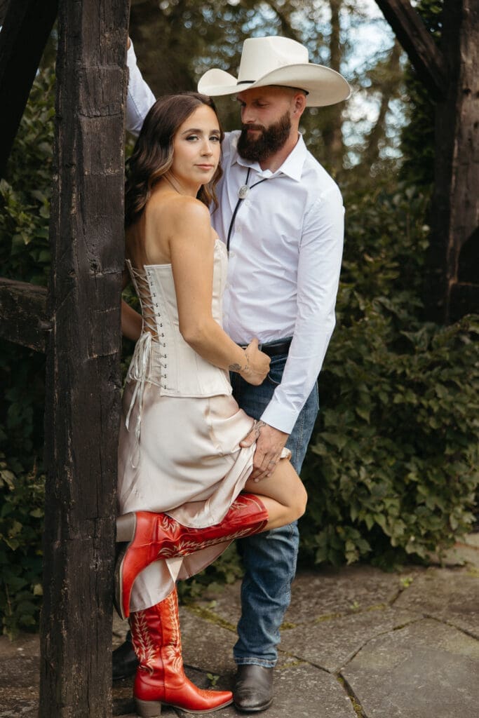Barn swallow farm couples session in Northampton PA.
