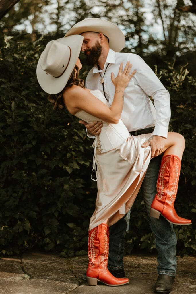 Luxury farm aesthetic couples session at Barn Swallow farm in PA.